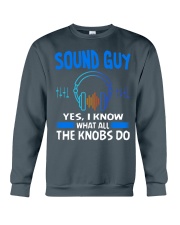 Sound Guy Yes I Know What All The Knobs Do Crewneck Sweatshirt thumbnail