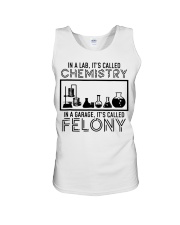 Lab Chemistry Garage Felony Unisex Tank tile