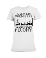 Lab Chemistry Garage Felony Premium Fit Ladies Tee tile