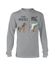 Other Nurses Me Unicorn Pole Dance Funny Nursing Long Sleeve Tee front