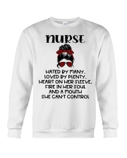 Nurse Hated By Many Crewneck Sweatshirt tile