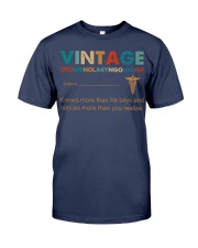 Vintage Otorhinolaryngologist Knows More Than He Premium Fit Mens Tee thumbnail