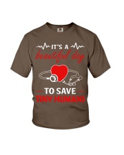 It's A Beautyful Day To Save Tiny Humans Youth T-Shirt thumbnail