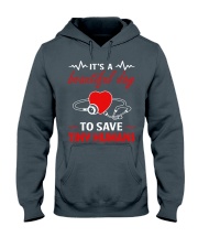 It's A Beautyful Day To Save Tiny Humans Hooded Sweatshirt thumbnail
