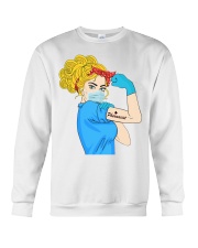 Blond Hair Pharmacist Strong Crewneck Sweatshirt tile