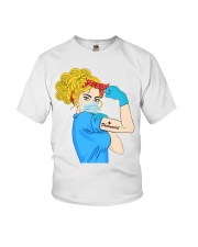 Blond Hair Pharmacist Strong Youth T-Shirt tile
