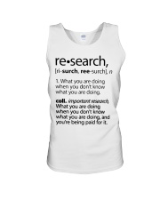 Research Definition What You Are Doing Funny Unisex Tank tile