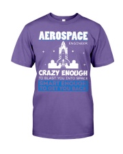 Aerospace Engineer Smart And Crazy Funny Premium Fit Mens Tee tile