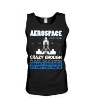 Aerospace Engineer Smart And Crazy Funny Unisex Tank tile