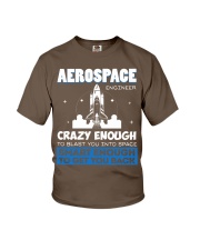 Aerospace Engineer Smart And Crazy Funny Youth T-Shirt tile