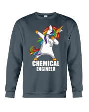 Chemical Engineer Unicorn Dabbing Crewneck Sweatshirt thumbnail