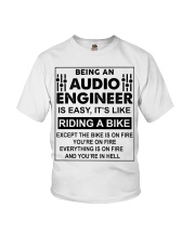 Being An Audio Engineer Is Easy Youth T-Shirt thumbnail