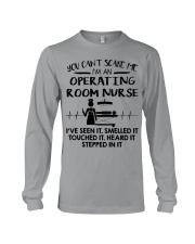 Operating Room Nurse You Cant Scare Me Long Sleeve Tee tile
