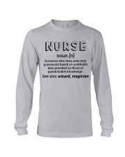 Nurse Noun Long Sleeve Tee tile