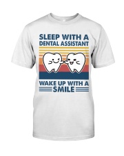 Sleep With Dental Assistant Smile Premium Fit Mens Tee tile