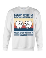 Sleep With Dental Assistant Smile Crewneck Sweatshirt tile