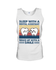 Sleep With Dental Assistant Smile Unisex Tank tile