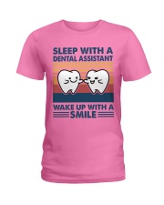 Sleep With Dental Assistant Smile Ladies T-Shirt tile