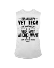 I Am A Grumpy Vet Tech Sleeveless Tee thumbnail