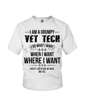 I Am A Grumpy Vet Tech Youth T-Shirt thumbnail