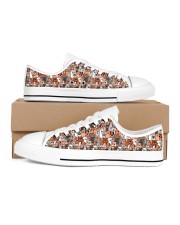 Dogs Family Women's Low Top White Shoes thumbnail