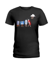 Computer Science Evolution Ladies T-Shirt tile