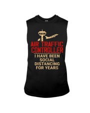 Air Traffic Controller Social Distancing Sleeveless Tee thumbnail