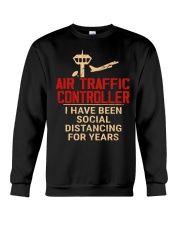 Air Traffic Controller Social Distancing Crewneck Sweatshirt thumbnail