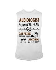 Audiologist Survival Plan Caffeine Alcohol Sleeveless Tee thumbnail