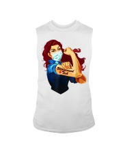 Redhead Ultrasound Tech Strong Women Pandemic Sleeveless Tee tile