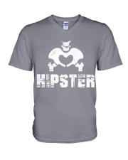 Hipster Surgeon Funny Surgery Gift V-Neck T-Shirt tile