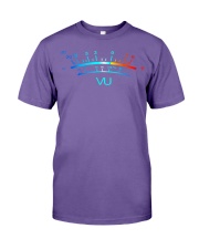 VU Meter Vintage Old Man Audio Engineer Premium Fit Mens Tee tile