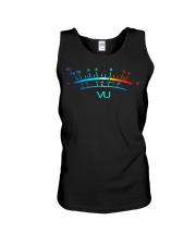 VU Meter Vintage Old Man Audio Engineer Unisex Tank tile