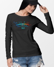 VU Meter Vintage Old Man Audio Engineer Long Sleeve Tee lifestyle-unisex-longsleeve-front-4