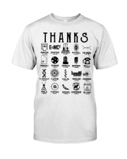 Thanks Science Famous Scientist History Gift Premium Fit Mens Tee tile