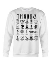 Thanks Science Famous Scientist History Gift Crewneck Sweatshirt tile