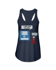 USB Floppy Disk Computer Science Storage Ladies Flowy Tank tile