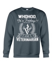 It's Friday I Am A Veterinaran Crewneck Sweatshirt tile