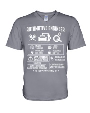 Multi Tasking Automotive Engineer V-Neck T-Shirt tile