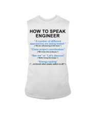 How To Speak Engineer Engineering Definition Gift Sleeveless Tee tile