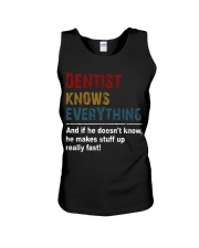 Dentist Knows Everything Unisex Tank tile