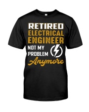 Retired Electrical Engineer Not My Problem Premium Fit Mens Tee tile