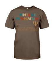 Vintage Psychiatrist Know More Than She Says Classic T-Shirt thumbnail