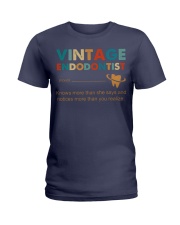 Vintage Endodontist Knows More Than She Says Ladies T-Shirt thumbnail