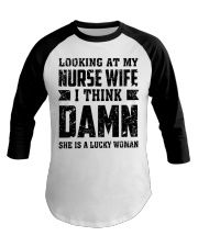 Looking At My Nurse Wife For Husband Baseball Tee tile