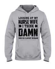 Looking At My Nurse Wife For Husband Hooded Sweatshirt front