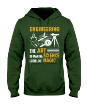 Engineering Making Science Look Like Magic Hooded Sweatshirt front