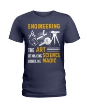 Engineering Making Science Look Like Magic Ladies T-Shirt tile