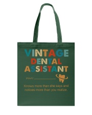 Vintage Dental Assistant Knows More Than She Says Tote Bag thumbnail