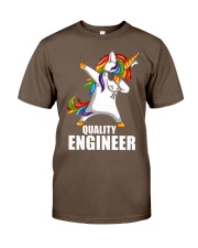 Quality Engineer Unicorn Dabbing Classic T-Shirt tile